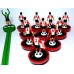 Subbuteo Andrew Table Soccer 350 Southampton limited edition Team on Lightweight bases creation similar with subbuteo old code and logo, number extra additions